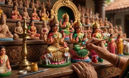 Order of Asthalakshmi Golu dolls