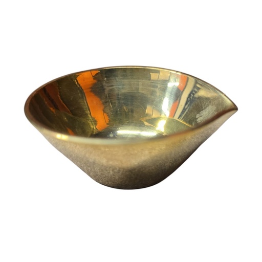 Traditional Brass Agal Vilakku (Oil Lamp)