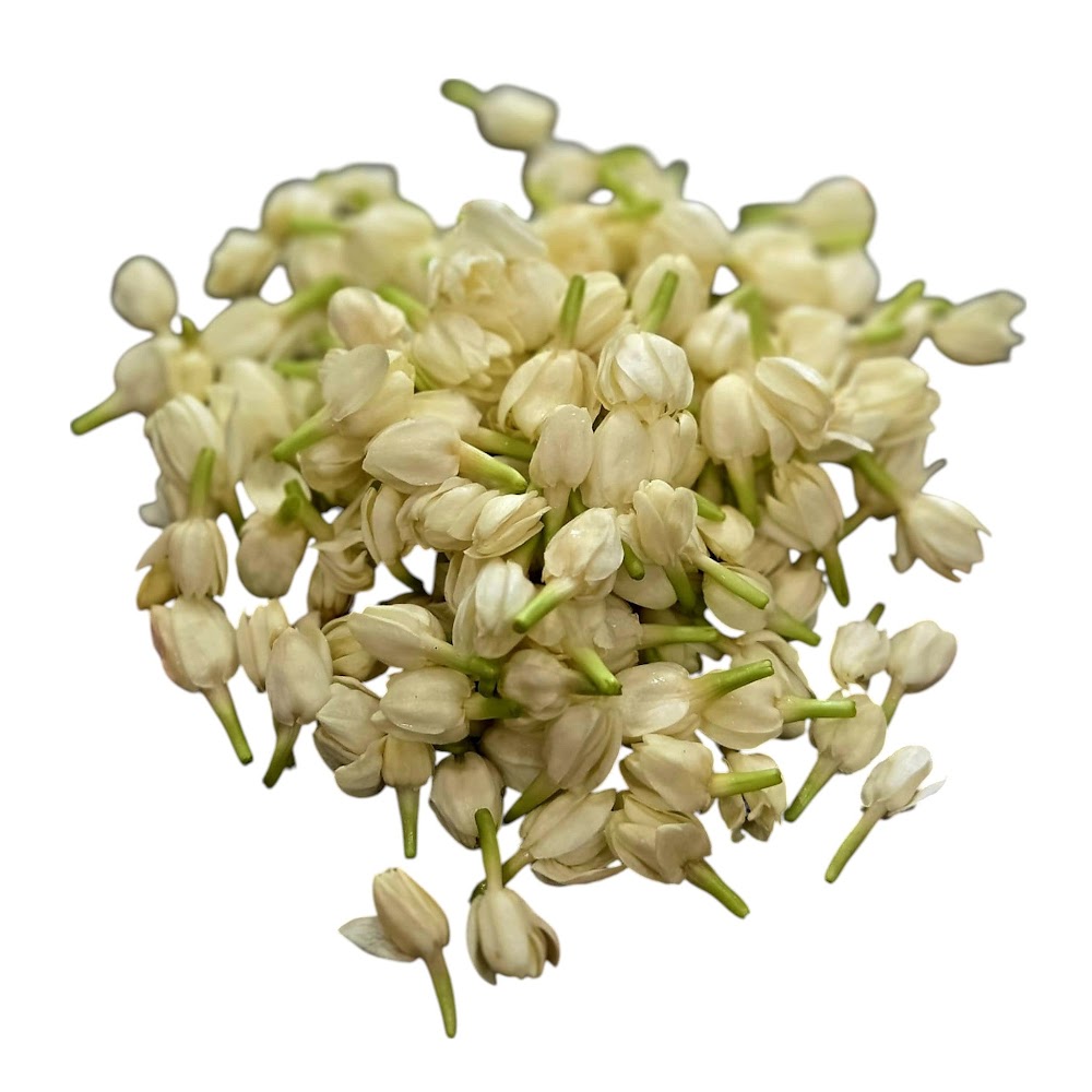 Fresh Jasmine Individual Flowers Small Box | Fresh Puja Flowers